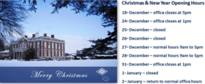 P J Hayman Merry Christmas Opening Hours