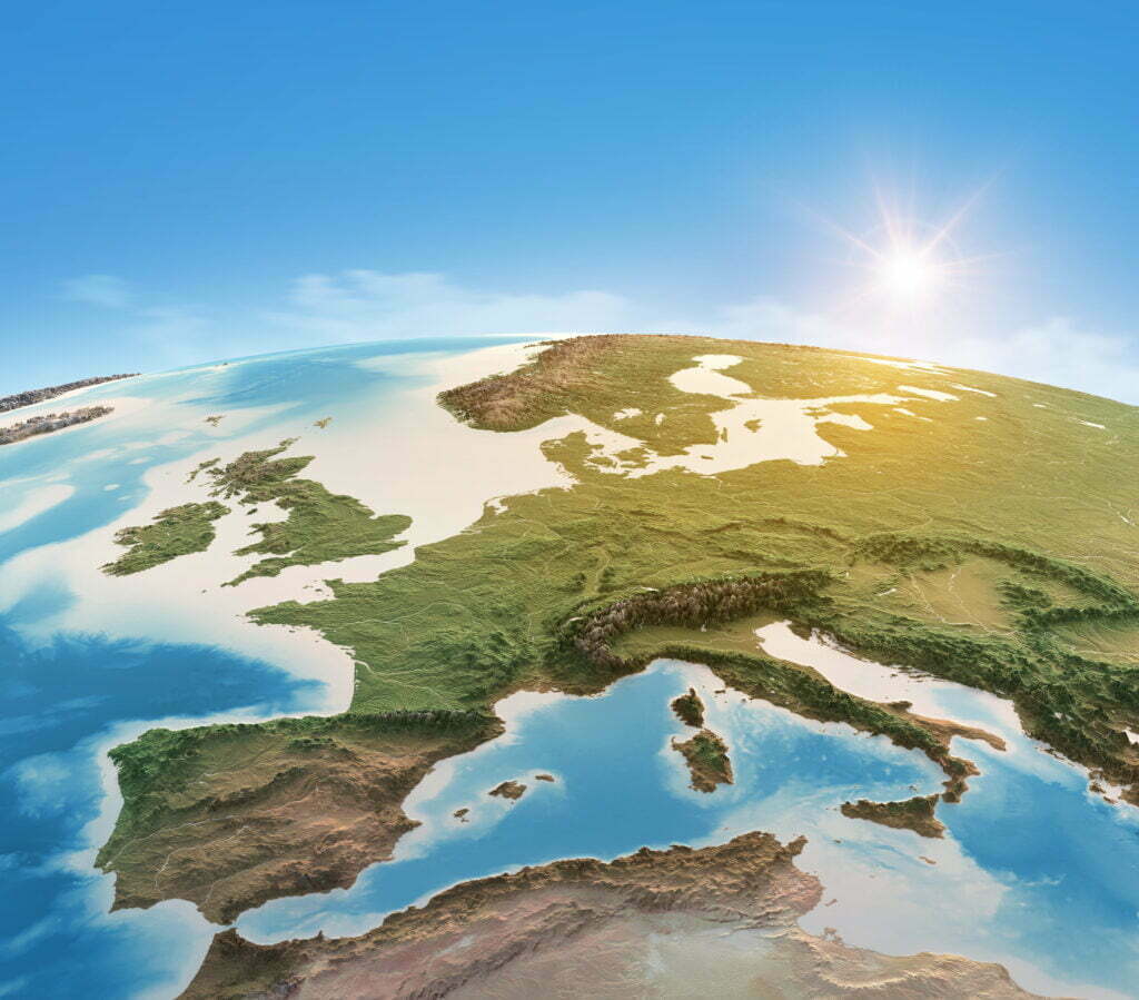 A map of Europe which will be affected by the ETIAS