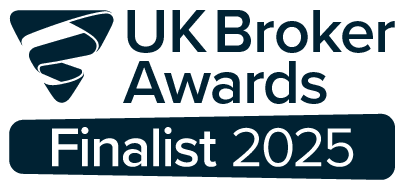 UK broker awards finalist logo 2025