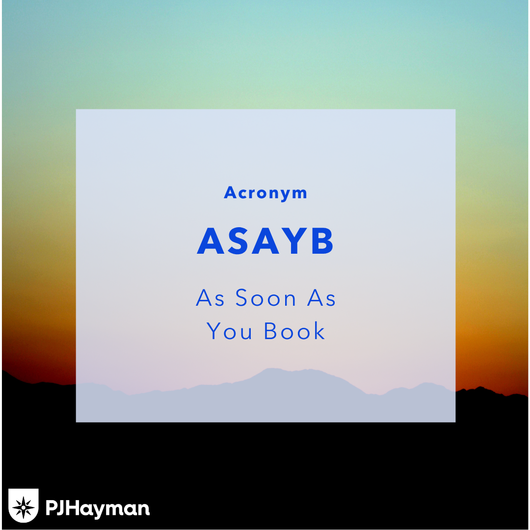 Ecard: As son as you book your trip get travel insurance - one of your top travel documents to remember.