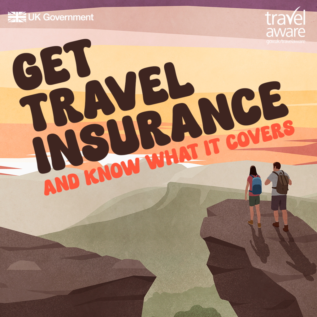 get travel insurance and know what you are covered for