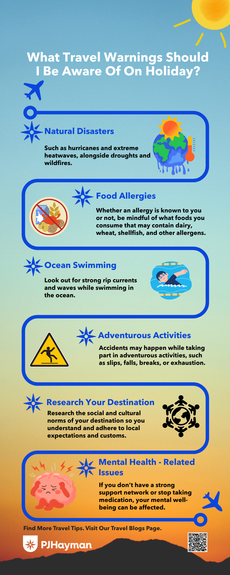 What travel warnings Should I be Aware of on Holiday