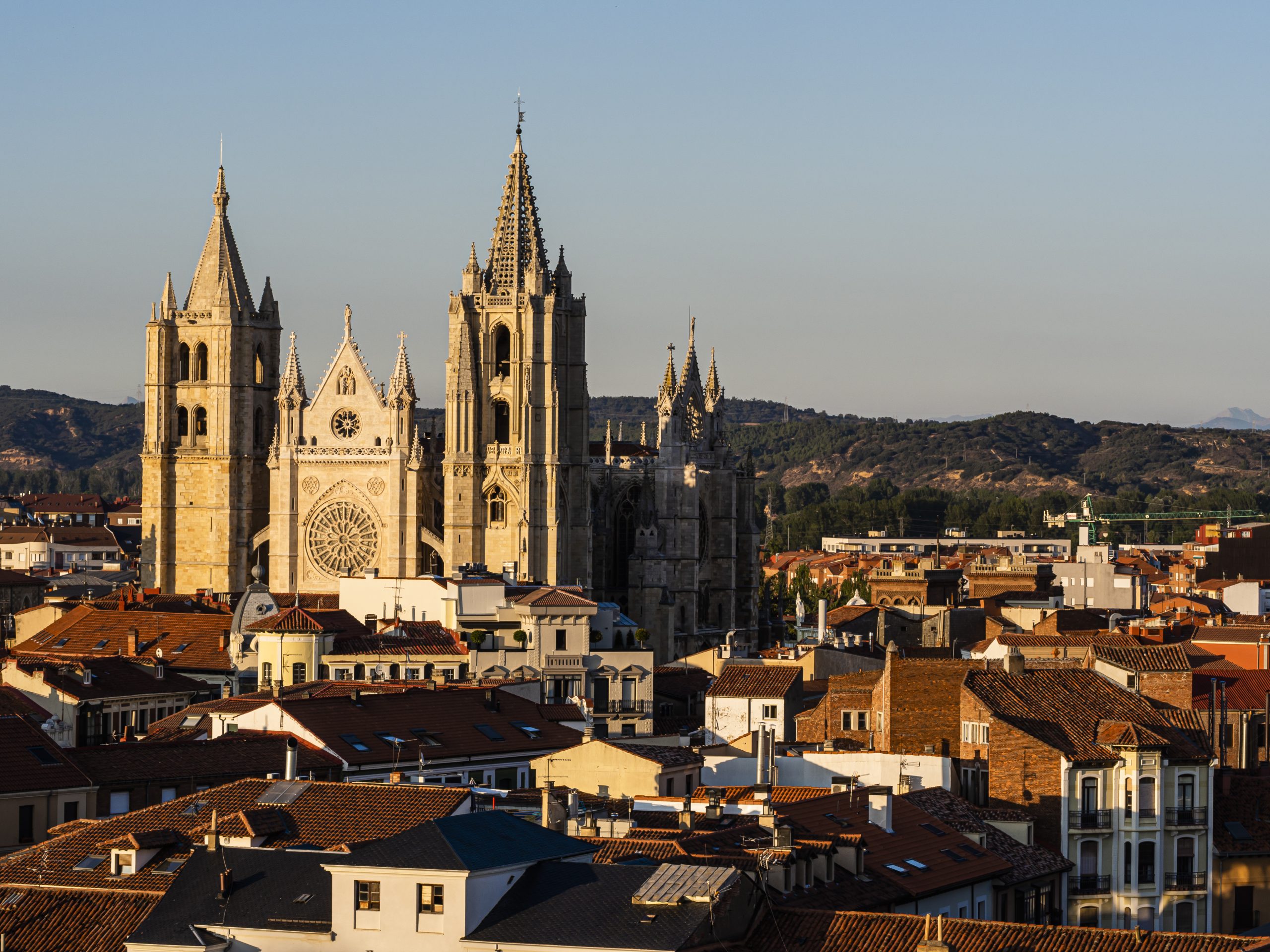 León Cathedral, Spain during the shoulder seasons