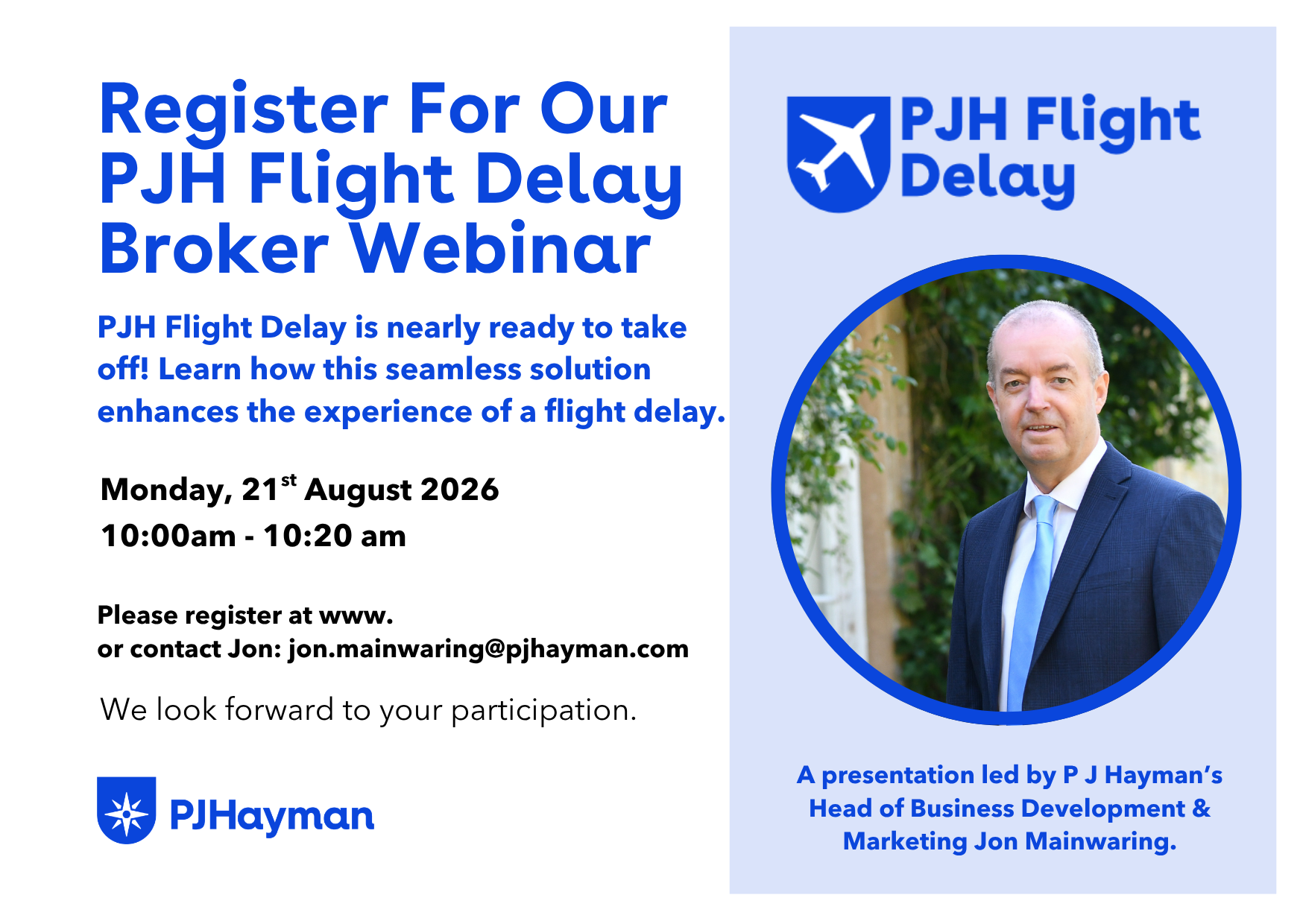PJH Flight Delay Webinar 